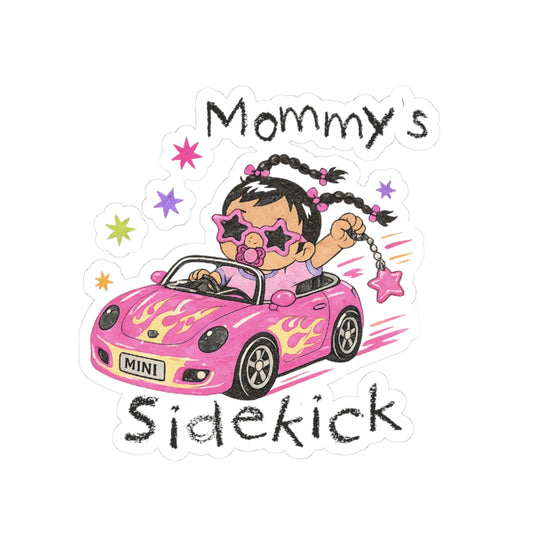 Mommy's Sidekick Kiss-Cut Sticker